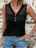Lace Detail V-Neck Tank sold by Charming Charlie