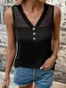Lace Detail V-Neck Tank sold by Charming Charlie