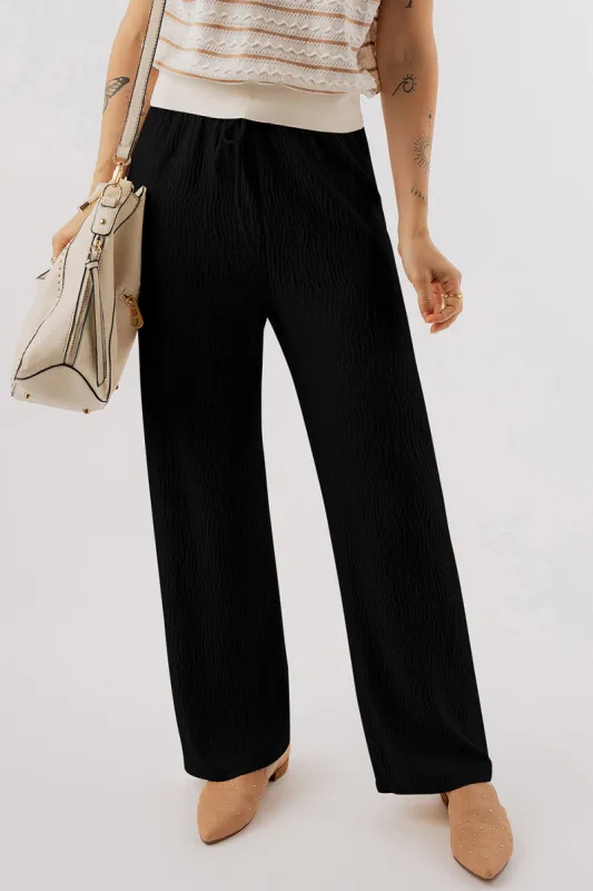 Textured Straight Leg Pants sold by Charming Charlie