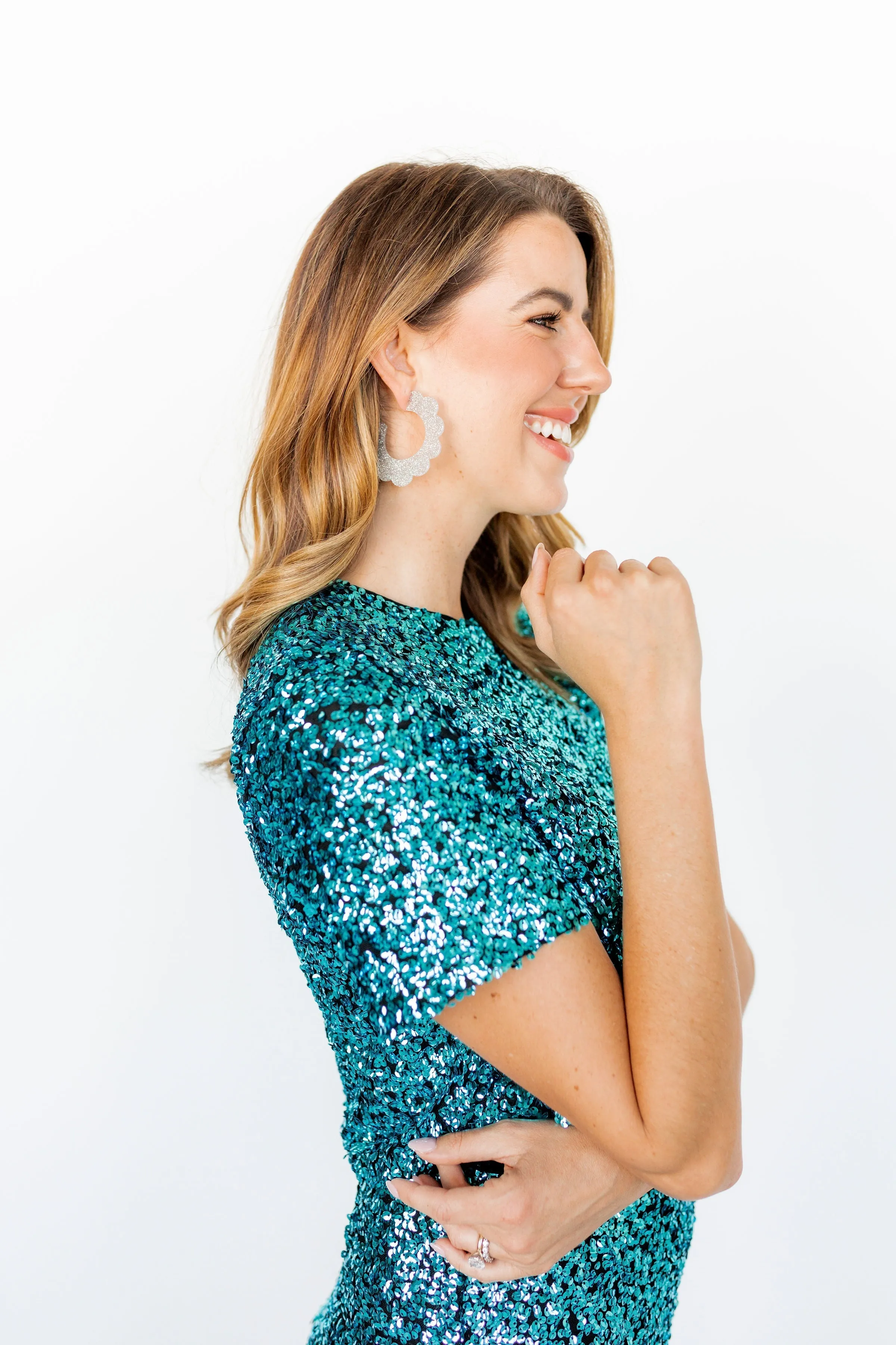 Margo - Silver Glitter sold by Charming Charlie product image thumbnail 5