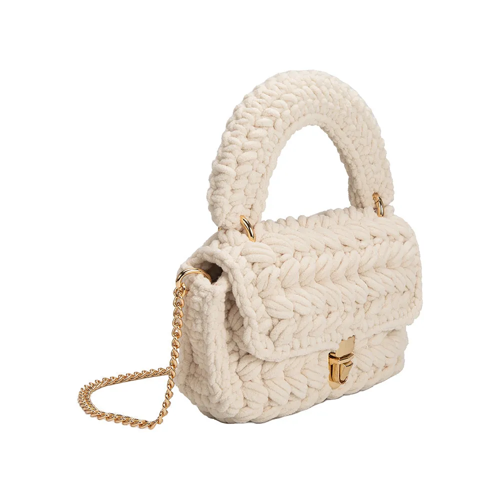 Avery Chenille Ivory Crossbody Bag sold by Charming Charlie product image thumbnail 2