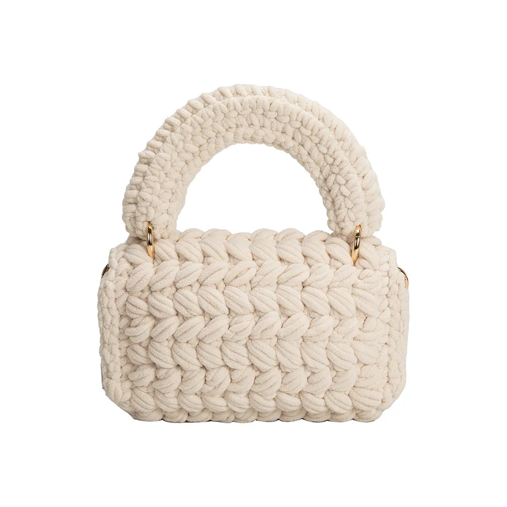 Avery Chenille Ivory Crossbody Bag sold by Charming Charlie product image thumbnail 3