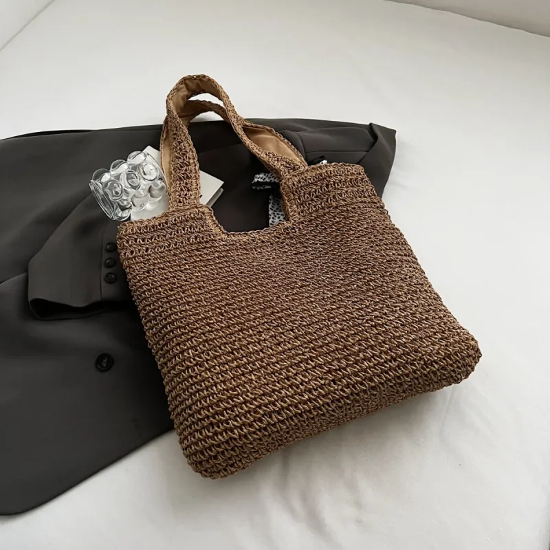 Straw Woven Tote Bag sold by Charming Charlie