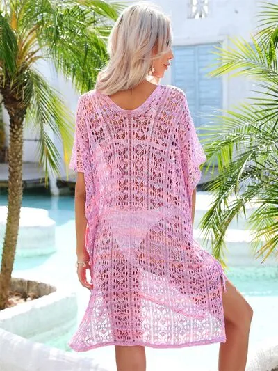 Slit Openwork V-Neck Cover Up sold by Charming Charlie product image thumbnail 2