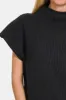 Zenana Short Sleeve Mock Neck Sweater sold by Charming Charlie