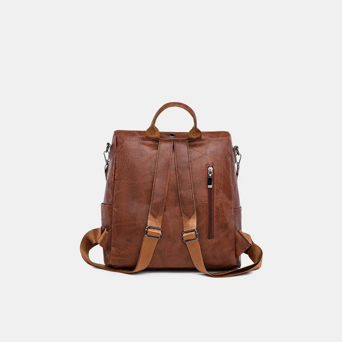 PU Leather Backpack Bag sold by Charming Charlie product image thumbnail 2