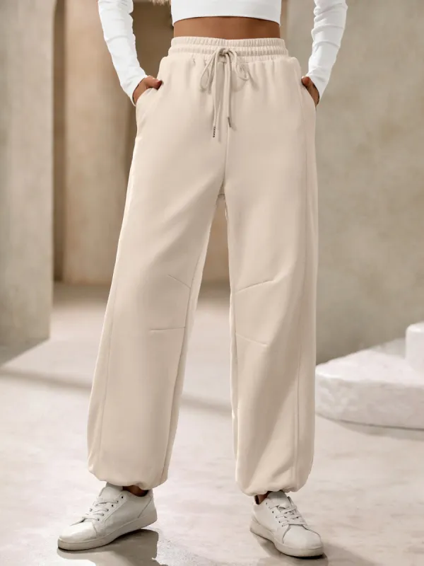 Drawstring Joggers with Pockets sold by Charming Charlie