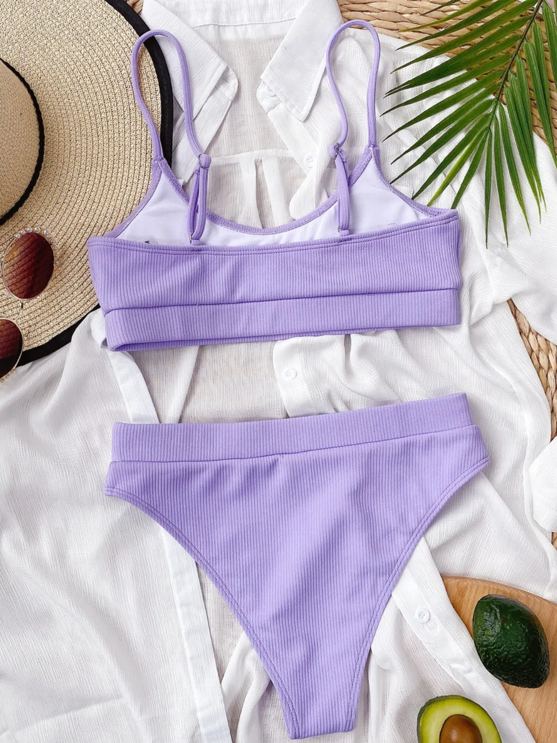 Scoop Neck Spaghetti Strap Two-Piece Swim Set sold by Charming Charlie product image thumbnail 3