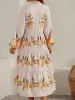 Printed Long Sleeve Midi Dress sold by Charming Charlie