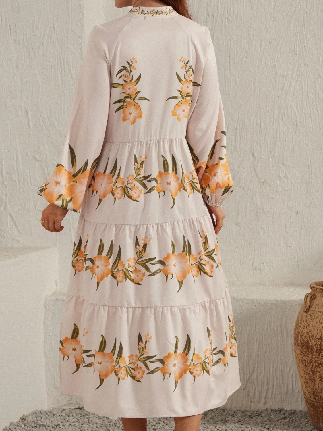 Printed Long Sleeve Midi Dress sold by Charming Charlie product image thumbnail 2