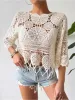 Openwork Round Neck Cover-Up sold by Charming Charlie