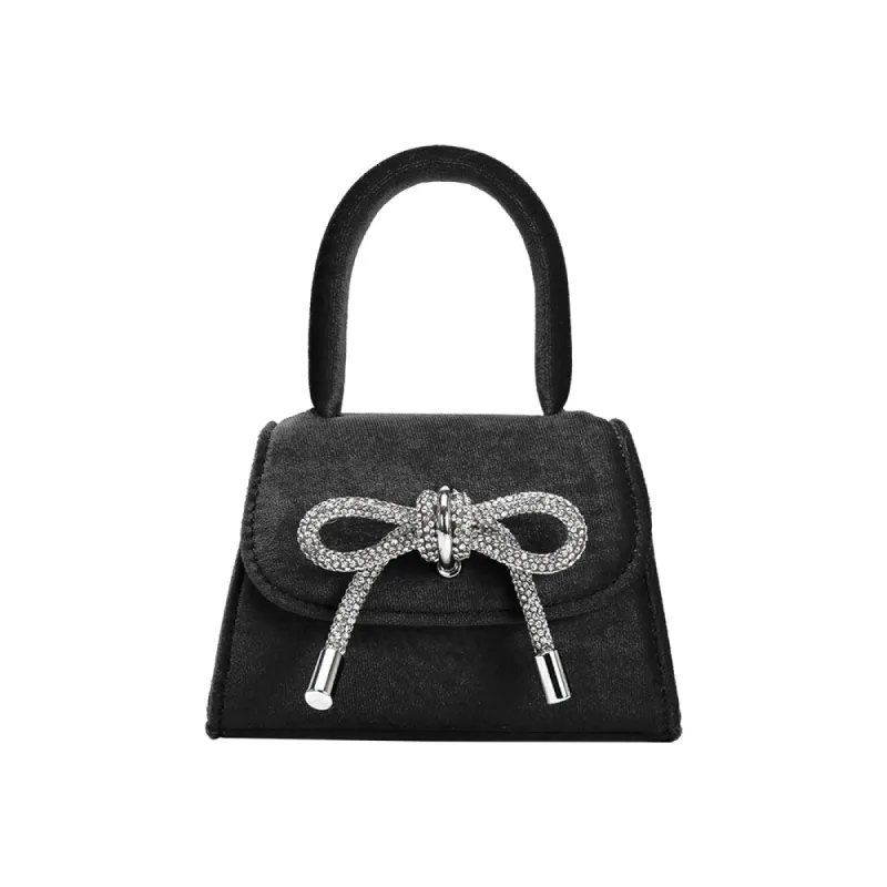 Sabrina Black Mini Top Handle Bag sold by Charming Charlie