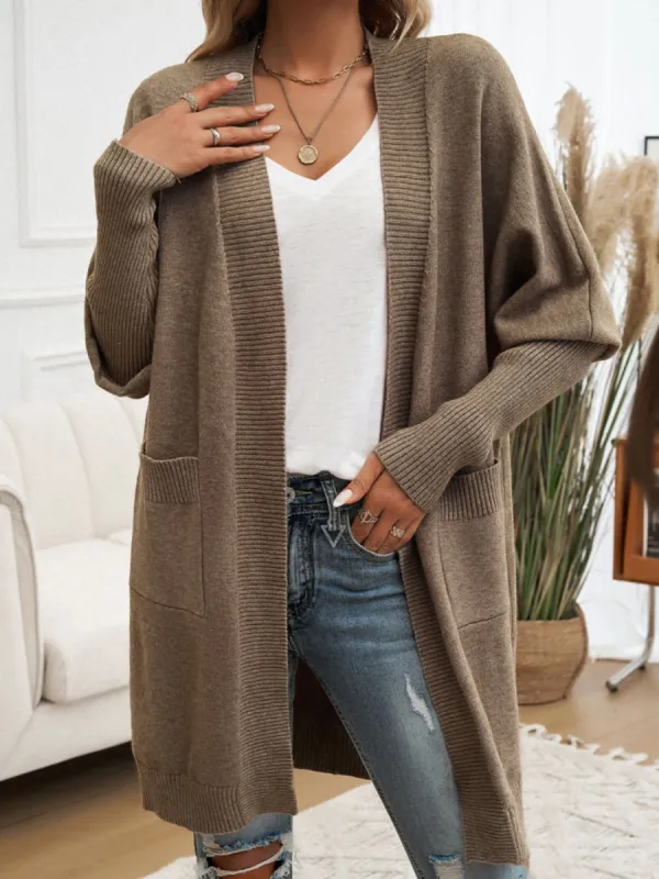 Open Front Long Sleeve Cardigan sold by Charming Charlie