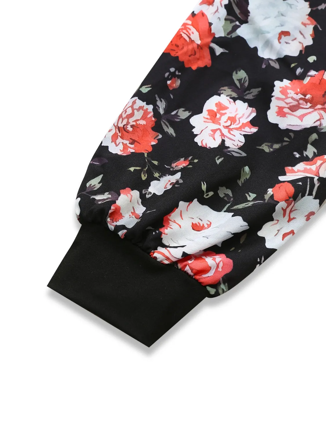 Printed Tie Neck Long Sleeve Midi Dress sold by Charming Charlie product image thumbnail 4