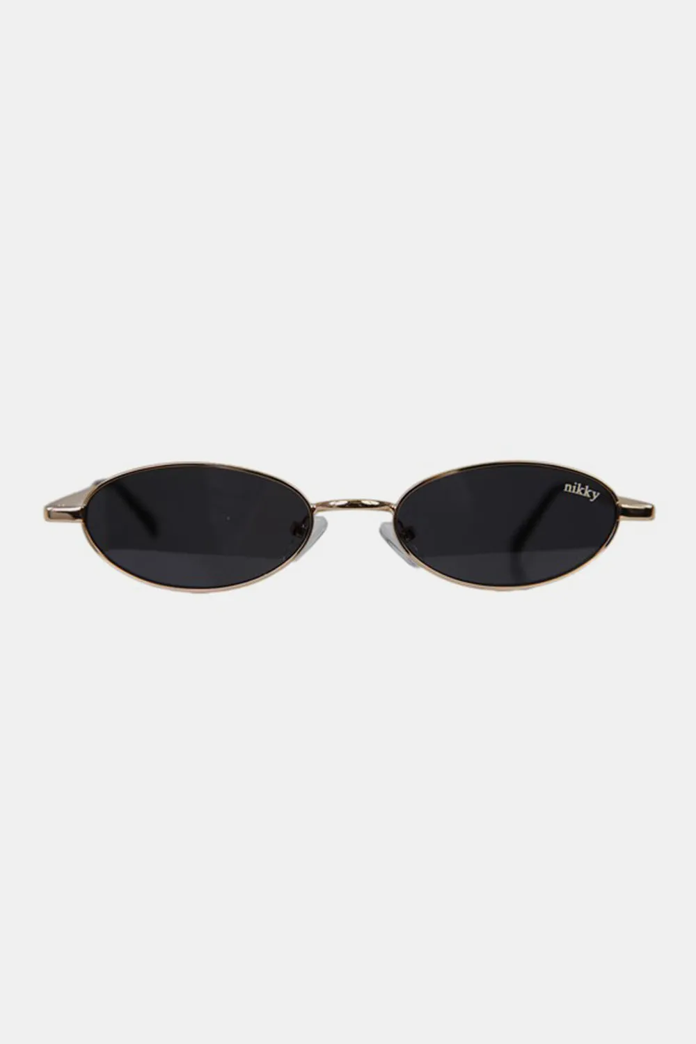 Nicole Lee USA Metal Frame Finley Oval Sunglasses sold by Charming Charlie product image thumbnail 2