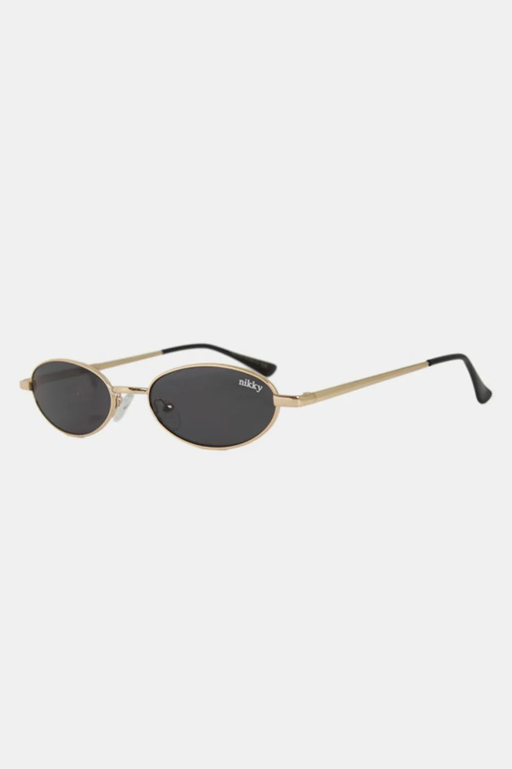 Nicole Lee USA Metal Frame Finley Oval Sunglasses sold by Charming Charlie