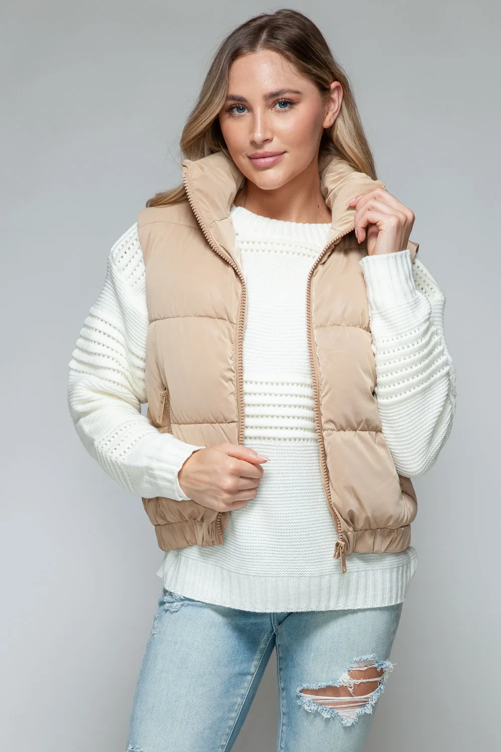Snobbish Fine Fur Lining Quilted Vest sold by Charming Charlie