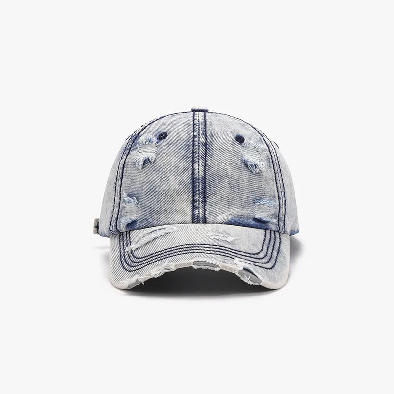 Distressed Cotton Baseball Cap sold by Charming Charlie product image thumbnail 5