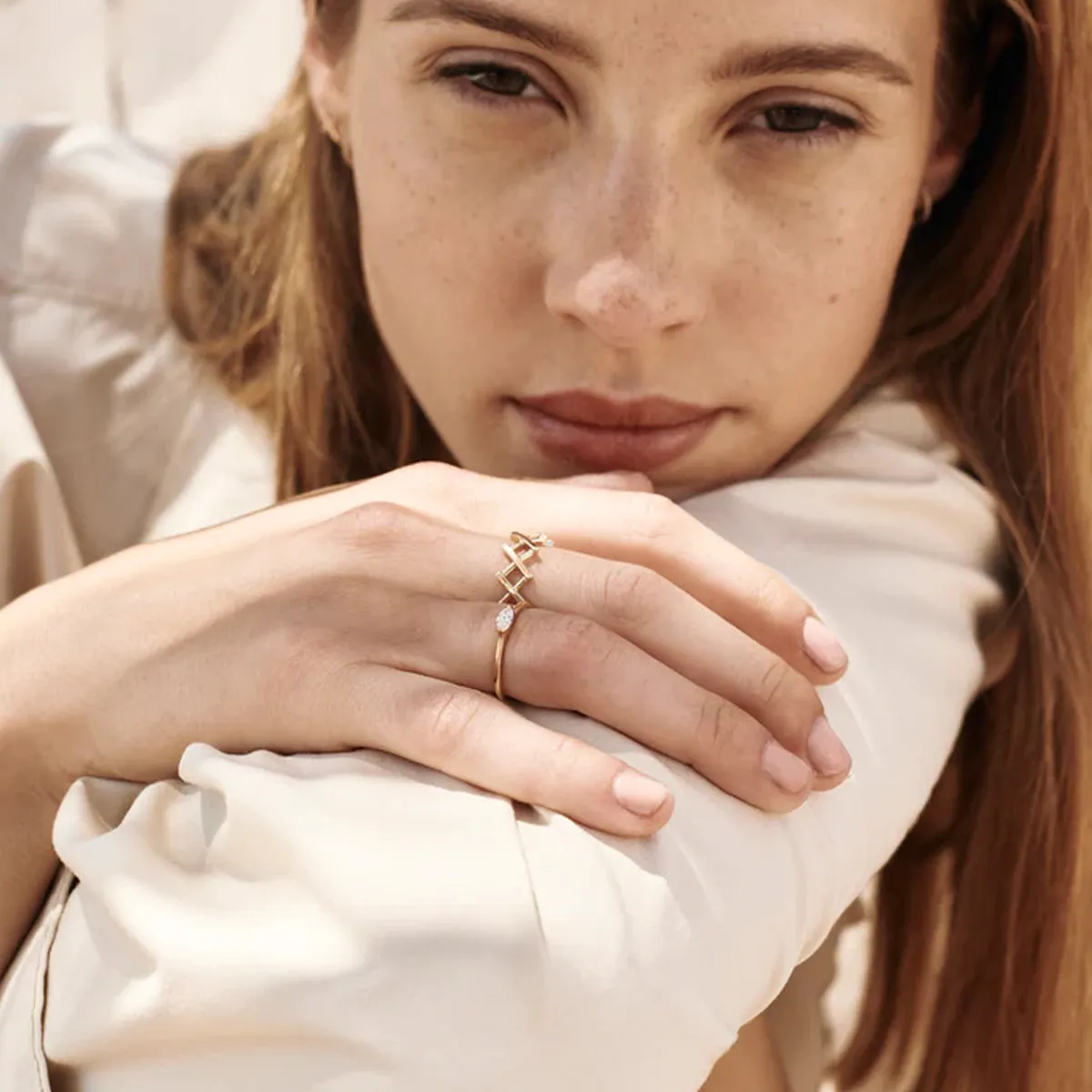 Stainless Steel Cutout Open Ring sold by Charming Charlie product image thumbnail 5