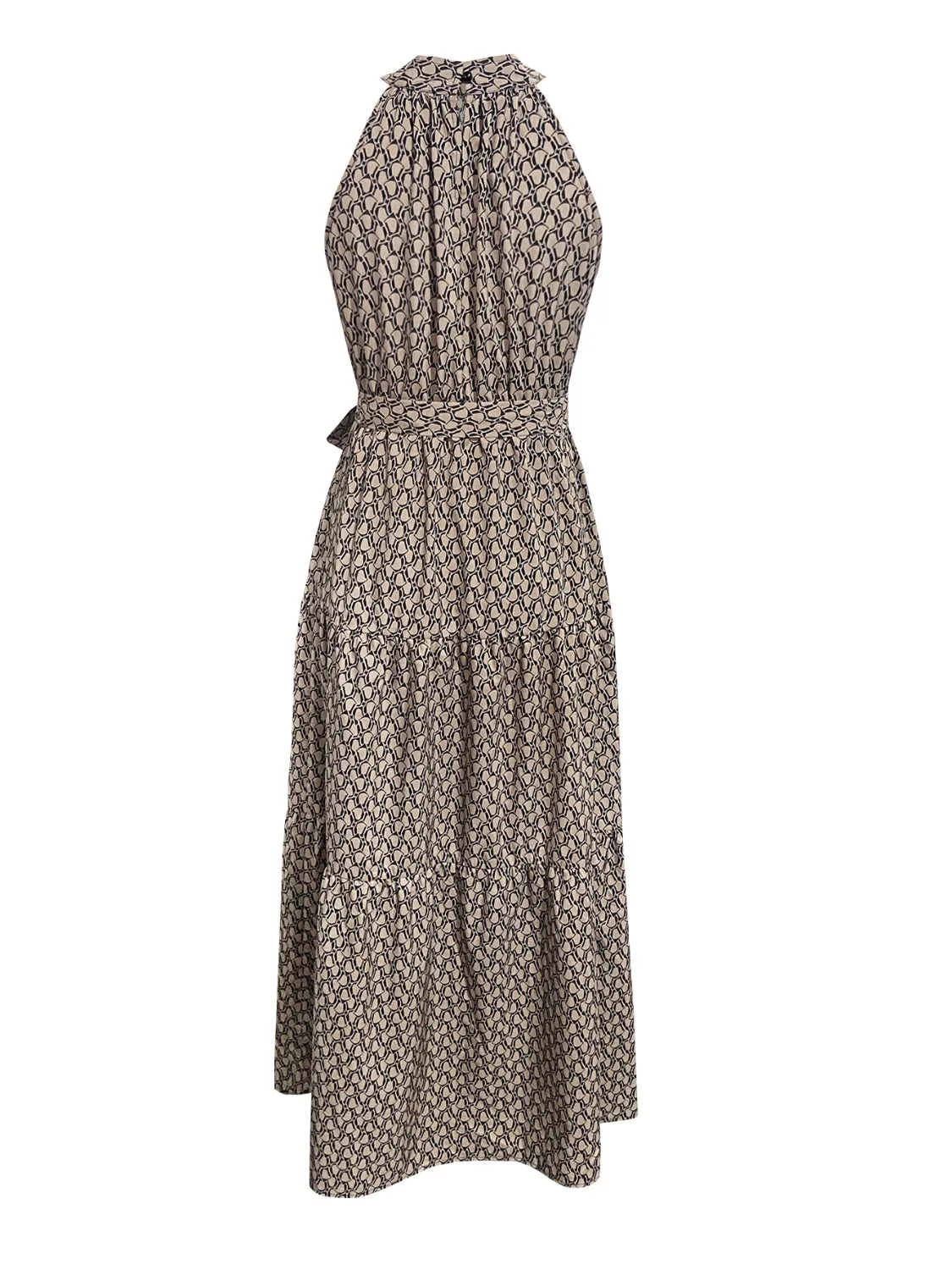 Tied Printed Sleeveless Tiered Dress sold by Charming Charlie product image thumbnail 2