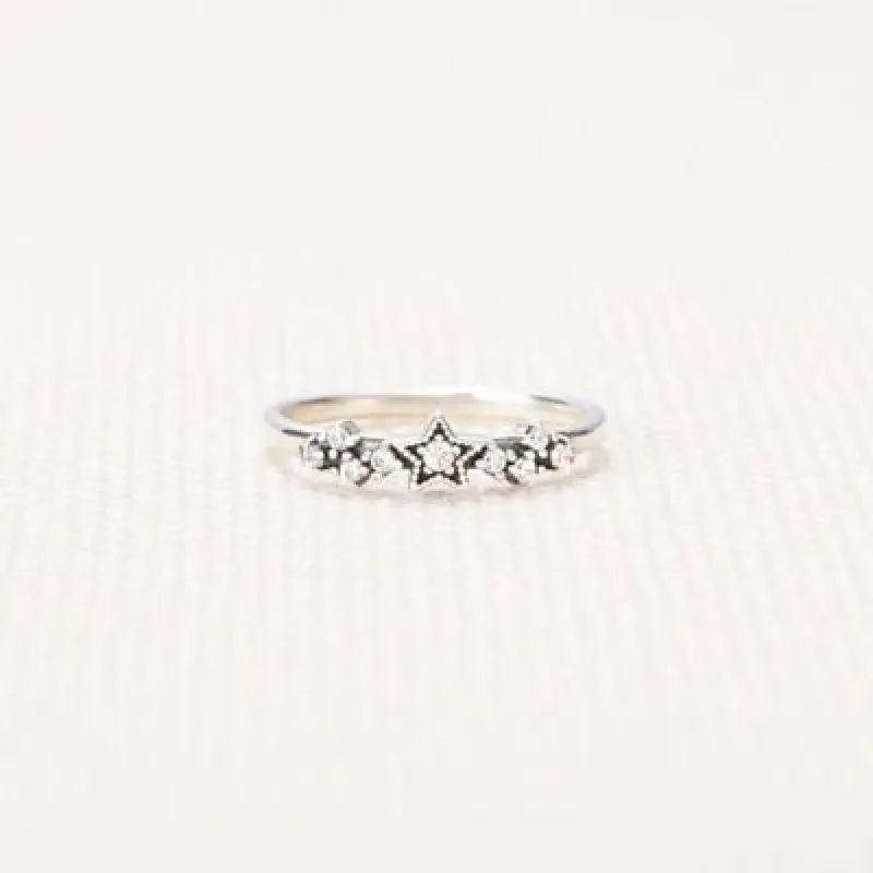 925 Sterling Silver Star Ring sold by Charming Charlie