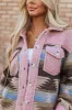 Button Up Long Sleeve Jacket sold by Charming Charlie