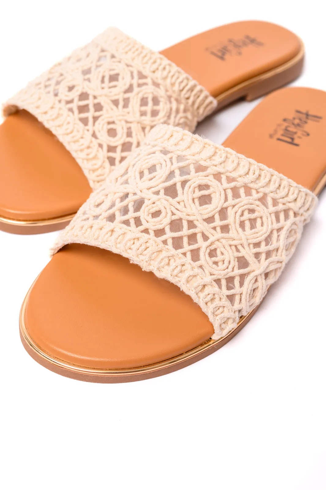 Hey Beach Sandals in Natural sold by Charming Charlie product image thumbnail 3