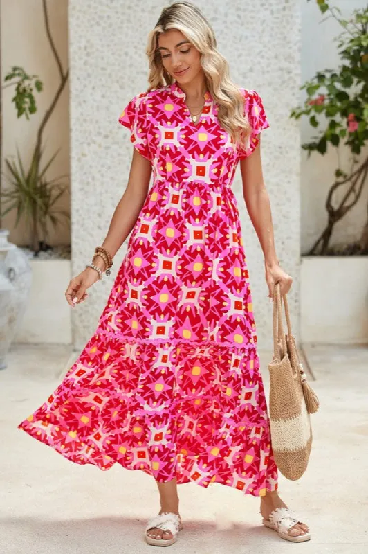 Strawberry Pink dress candy pink sold by Charming Charlie
