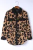 Leopard Button Up Long Sleeve Jacket sold by Charming Charlie