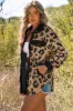 Leopard Button Up Long Sleeve Jacket sold by Charming Charlie