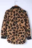 Leopard Button Up Long Sleeve Jacket sold by Charming Charlie