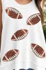 Sequin Football Round Neck Tank sold by Charming Charlie