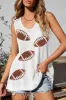 Sequin Football Round Neck Tank sold by Charming Charlie