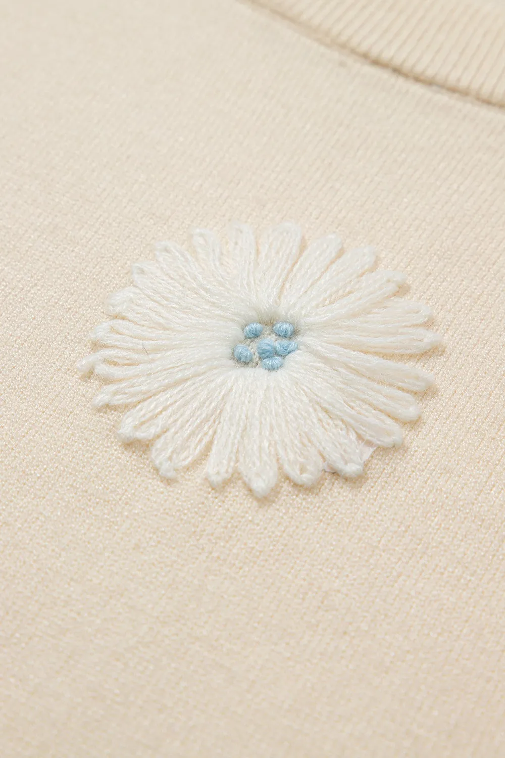 Daisy Round Neck Short Sleeve Knit Top sold by Charming Charlie product image thumbnail 5