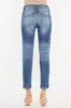 Kancan High Rise Distressed Mom Jeans sold by Charming Charlie
