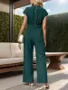 Cutout Cap Sleeve Wide Leg Jumpsuit sold by Charming Charlie