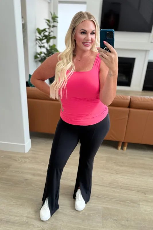 Stamina Stride Flare Leggings sold by Charming Charlie