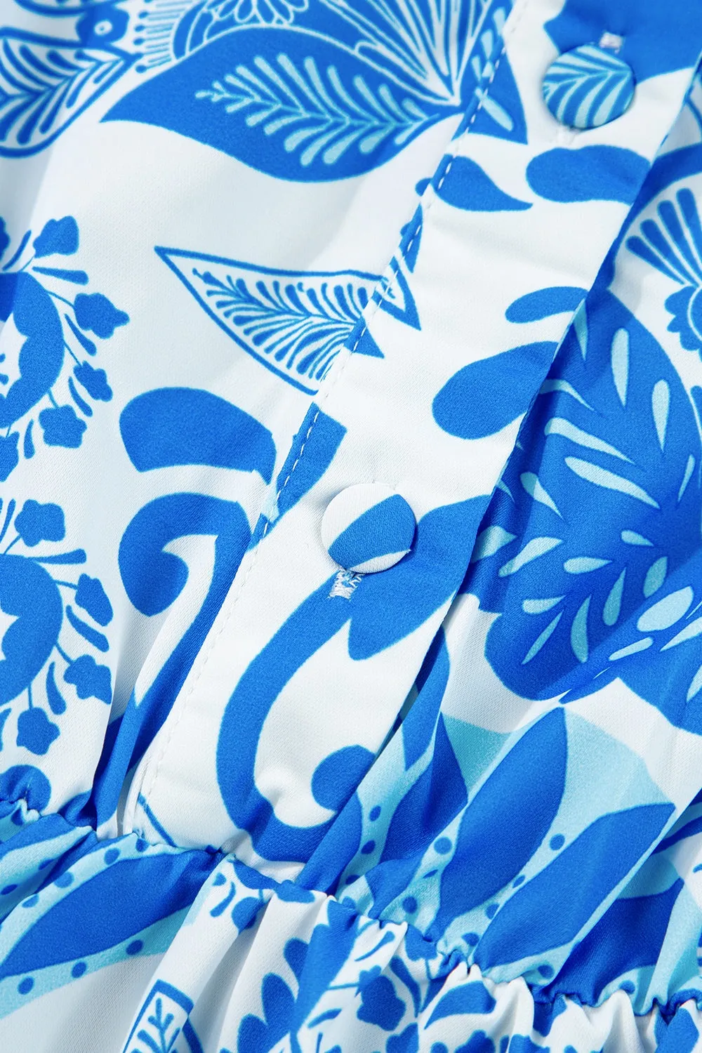 Tiered Printed Short Sleeve Mini Dress sold by Charming Charlie product image thumbnail 4