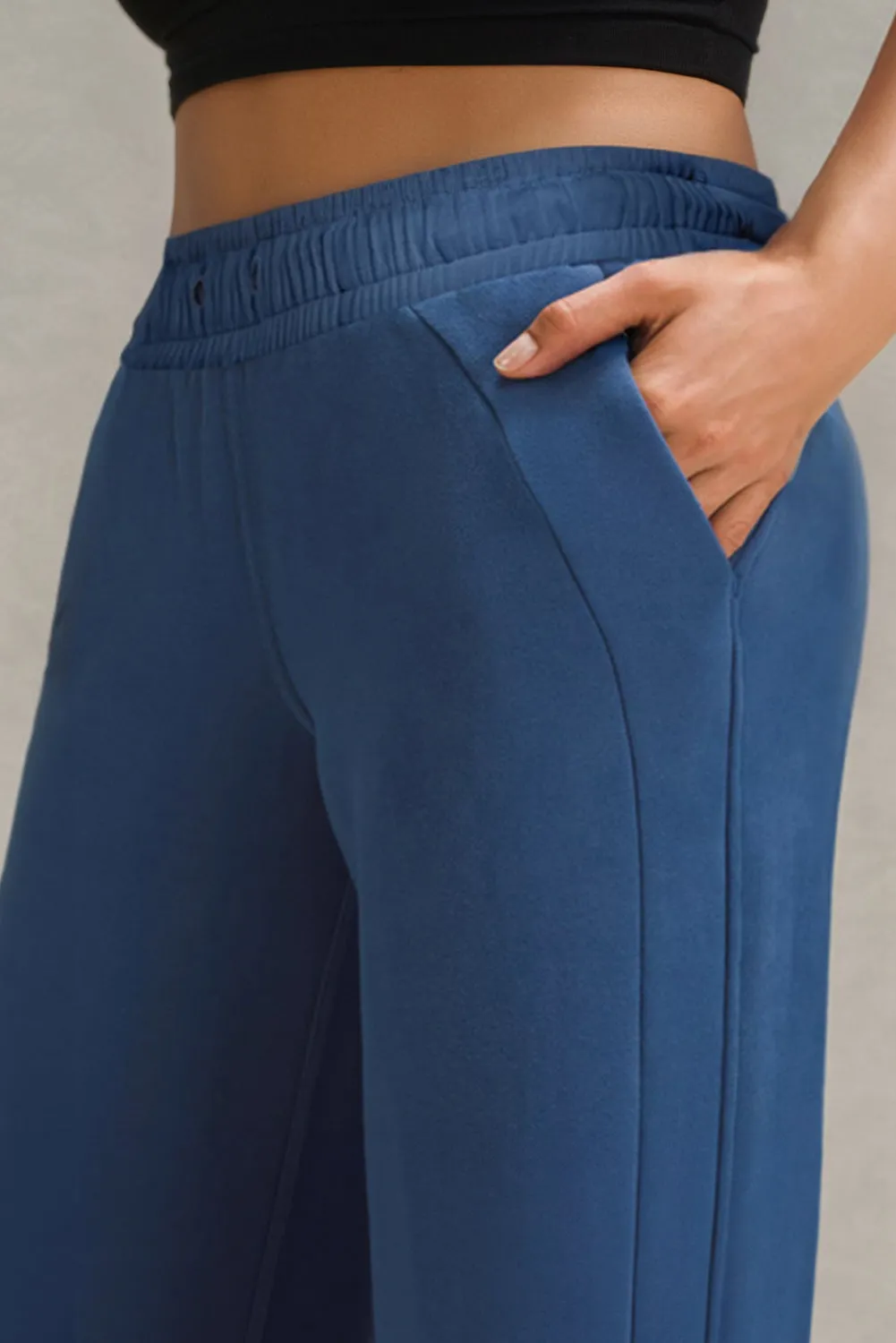 Drawstring Wide Leg Active Pants sold by Charming Charlie product image thumbnail 4