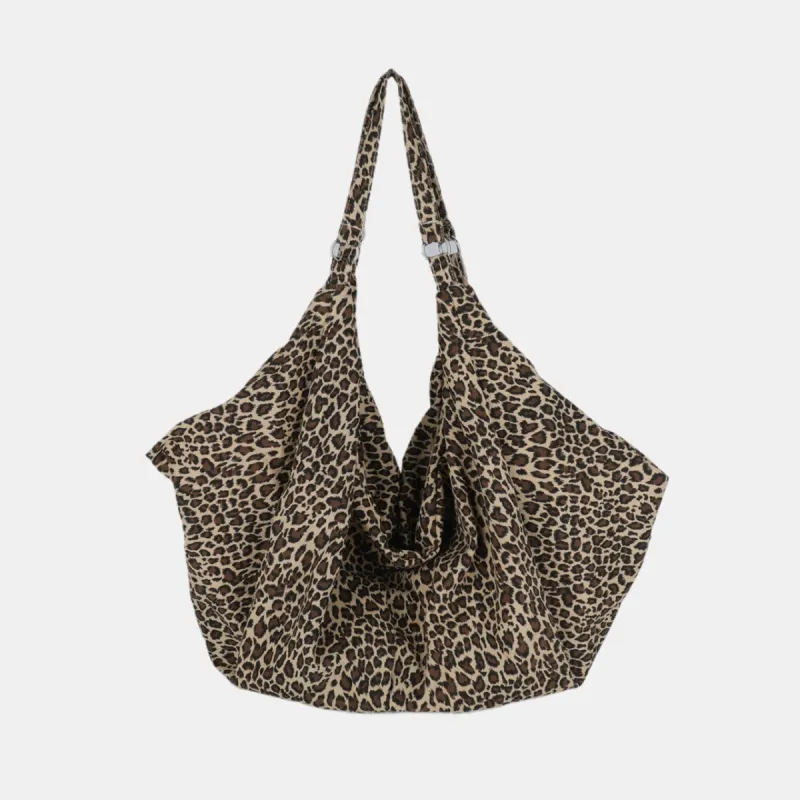 Leopard Polyester Tote Bag sold by Charming Charlie