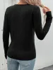 V-Neck Long Sleeve Knit Top sold by Charming Charlie