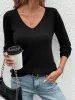 V-Neck Long Sleeve Knit Top sold by Charming Charlie