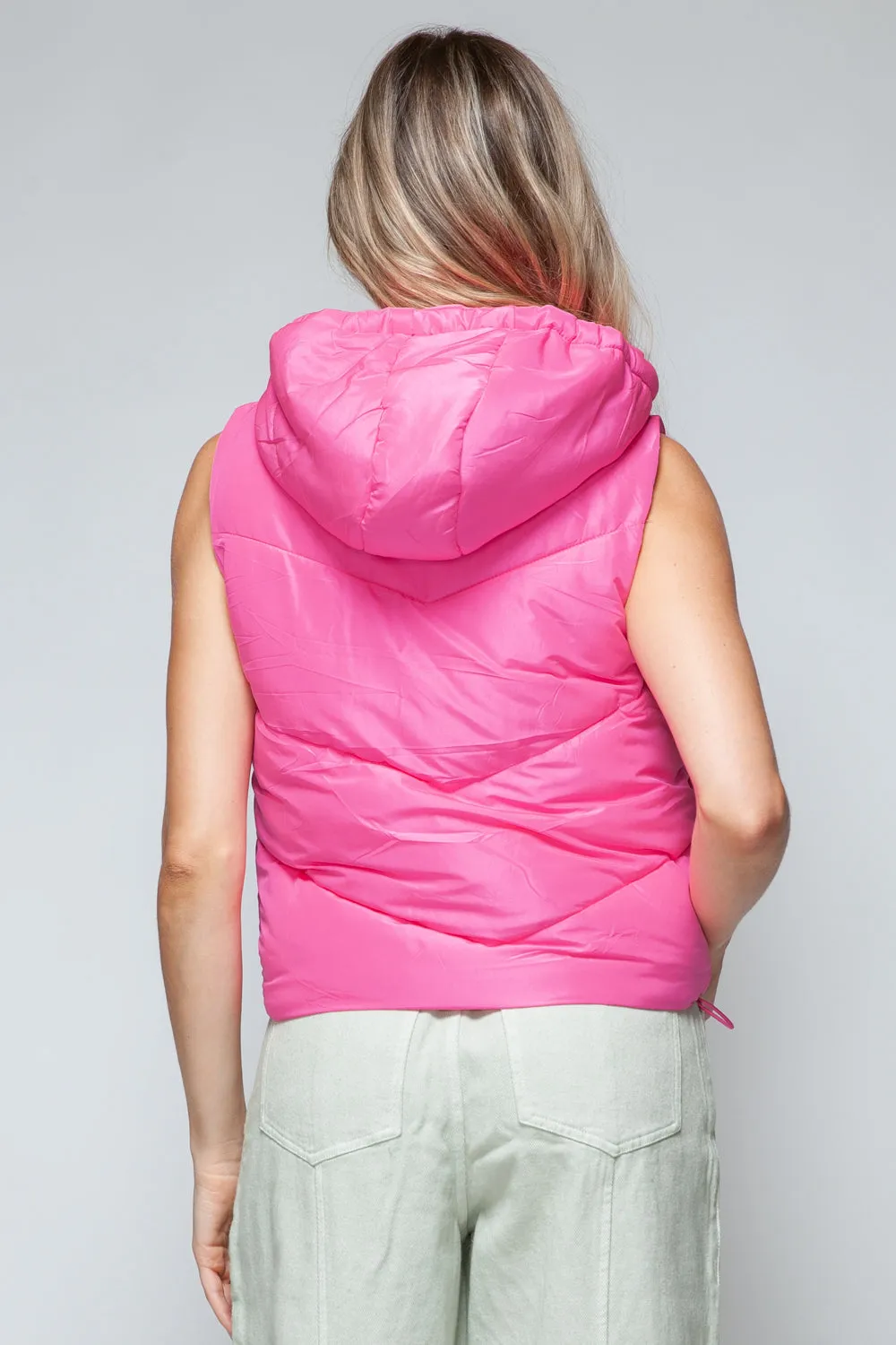 Snobbish Zip Up Quilted Hooded Vest sold by Charming Charlie product image thumbnail 2