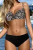 Leopard Sweetheart Neck Bikini Set sold by Charming Charlie