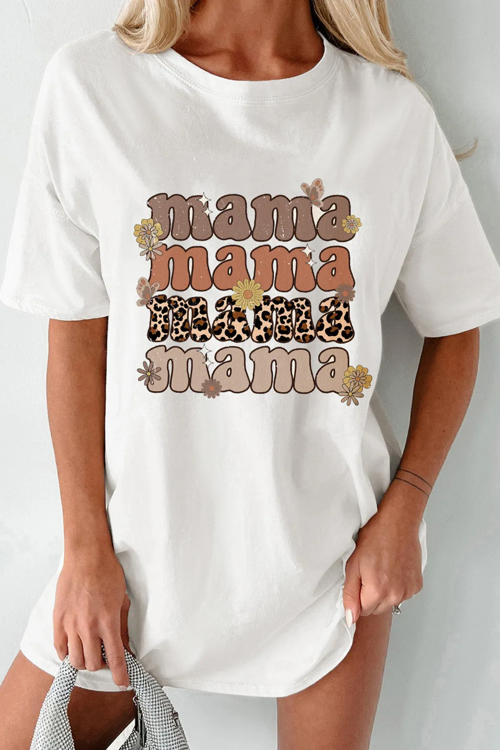 MAMA Round Neck Half Sleeve T-Shirt sold by Charming Charlie