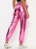Drawstring Pocketed Elastic Waist Pants sold by Charming Charlie