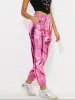 Drawstring Pocketed Elastic Waist Pants sold by Charming Charlie