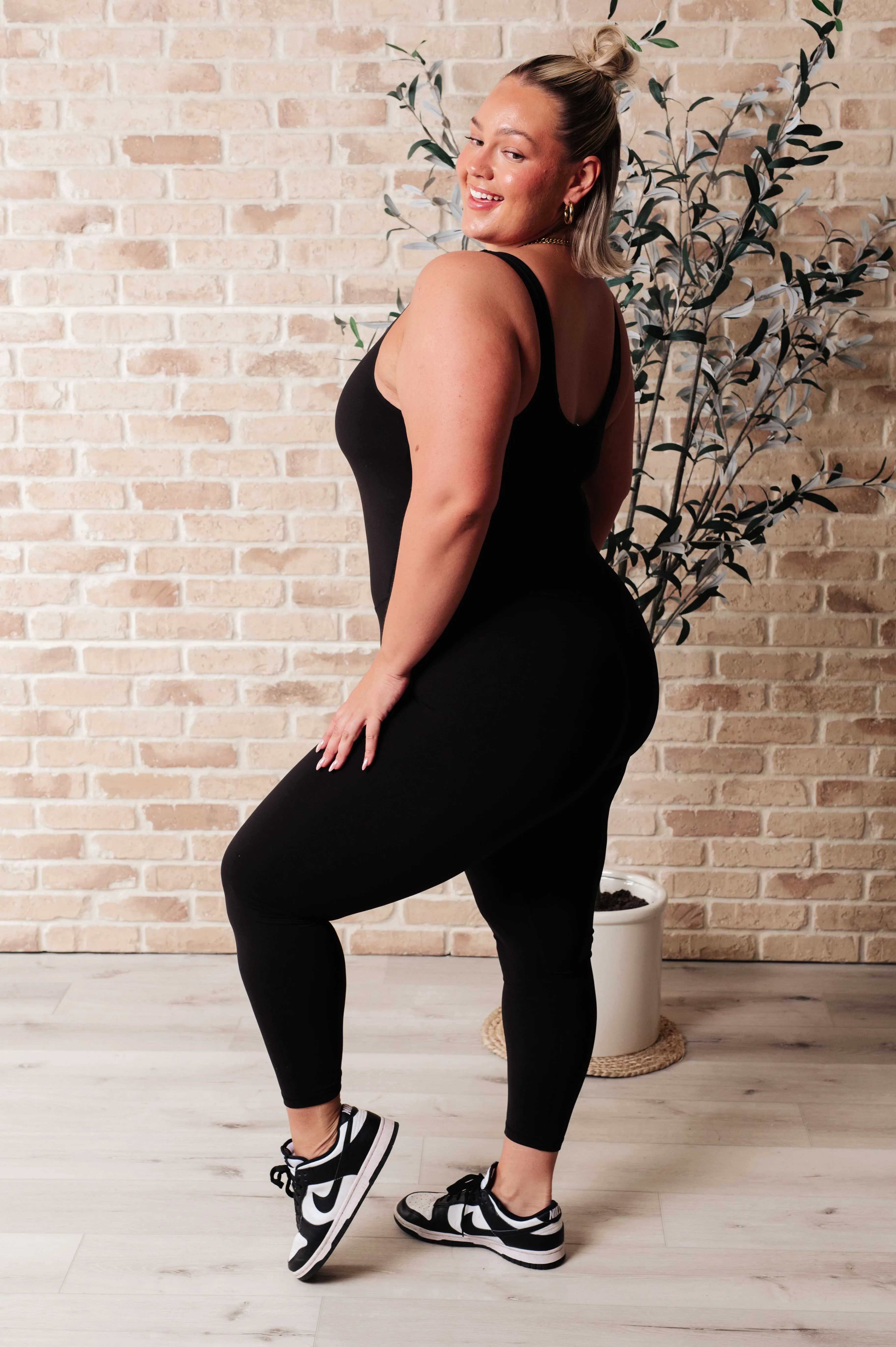 Way to Push Active Bodysuit in Black sold by Charming Charlie product image thumbnail 5