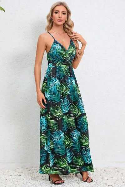 Printed Surplice Maxi Cami Dress sold by Charming Charlie product image thumbnail 3