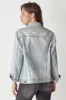 RISEN Distressed Button Up Jacket sold by Charming Charlie